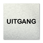 Pictogram vierkant Uitgang