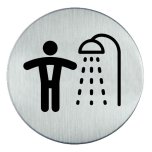 RVS pictogram Douche heren