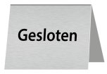 Tafelbordje Gesloten