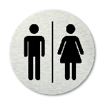 Pictogram rond Toiletten