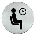 RVS pictogram Wachtkamer