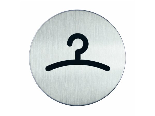 RVS pictogram Garderobe
