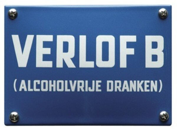 Horecabord Verlof B