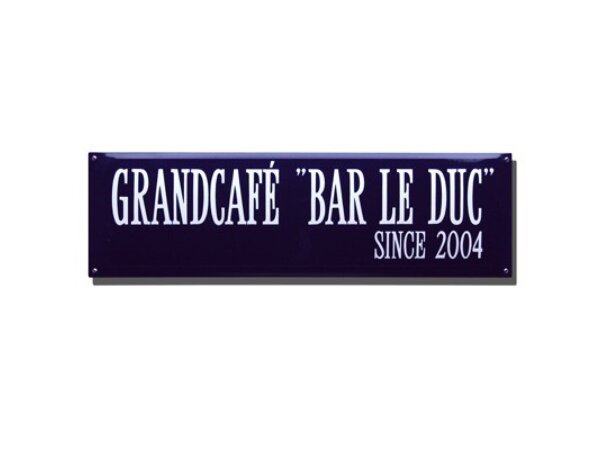 Straatnaambord emaille 