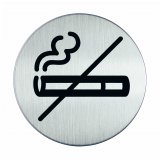 RVS pictogram Verboden te roken, rookvrij, sigaret