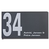 Emaille naambord