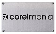 Bedrijfsnaambord rvs met logo 16 x 9 cm