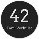Naambord zwart rond voordeur 25 cm