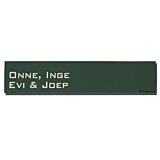 Emaille naambord