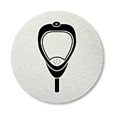 Pictogram Urinoir rond