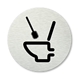 Basic pictogram WC schoonmaken
