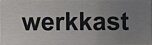 RVS pictogram Werkkast