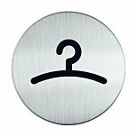 RVS pictogram Garderobe