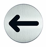 RVS pictogram Pijl / Looprichting