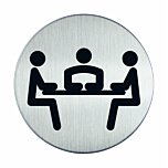RVS pictogram vergaderruimte, spreekruimte
