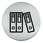 RVS pictogram Administratie, archief