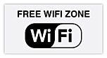 Aluminium wit look wifi bordje model C