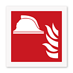 Brandbestrijdingsmiddelen bord
