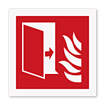 Brandwerende deur bord