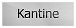 Deurbord Kantine