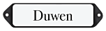 Deurbordje emaille Duwen