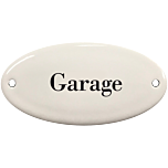 Deurbordje emaille Garage