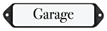 Deurbordje emaille Garage