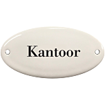Deurbordje emaille Kantoor