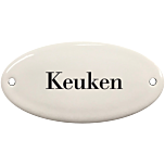 Deurbordje emaille Keuken