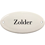 Deurbordje emaille Zolder
