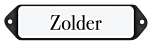 Deurbordje emaille Zolder