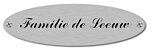 Aluminium naamplaatje sier 12,3 x 4,3 cm