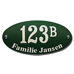 Emaille naambord
