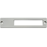 Naamplaathouder voor naamplaatjes model gegoten 130 x 30 mm