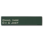 Emaille naambord