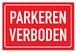 Parkeren verboden