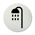 Pictogram rond Douche