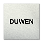 Pictogram vierkant Duwen