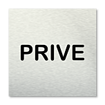 Pictogram vierkant Prive