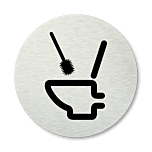 Basic pictogram WC schoonmaken