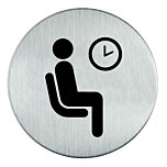 RVS pictogram Wachtkamer