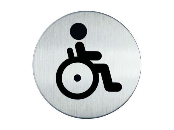 RVS pictogram Rolstoel