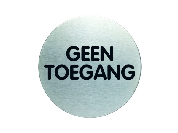RVS pictogram Geen toegang