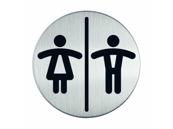 RVS pictogram Toiletten