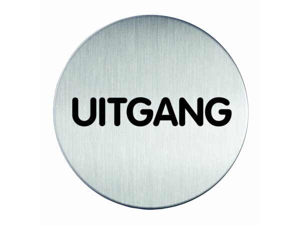 RVS pictogram Uitgang