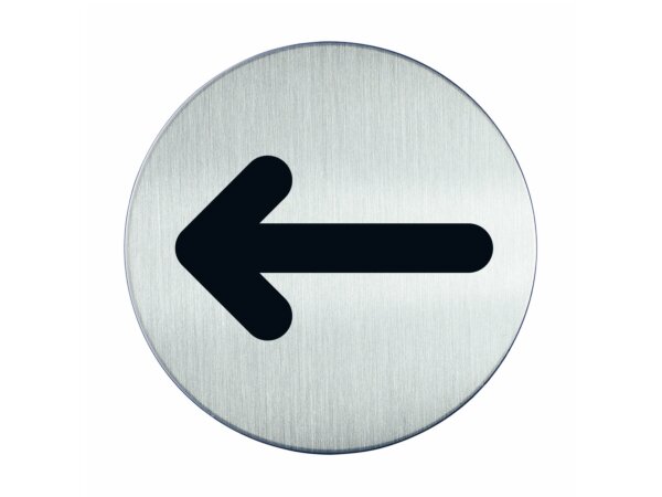 RVS pictogram Pijl / Looprichting