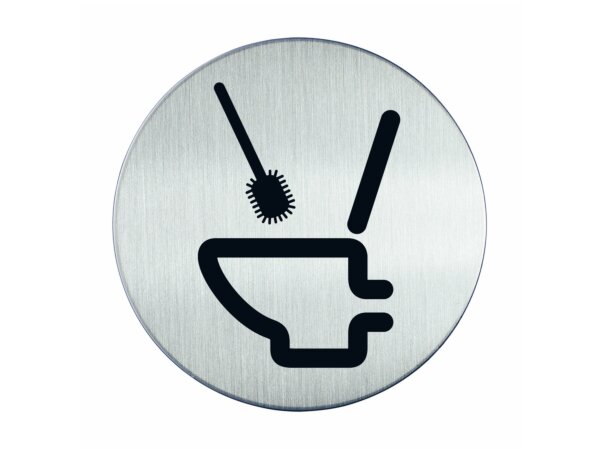 RVS pictogram Toiletborstel