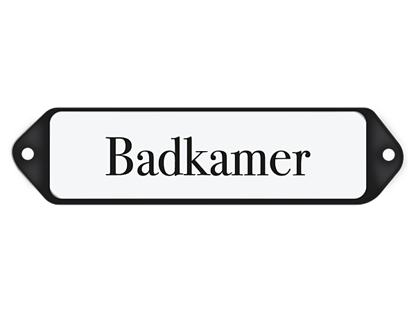 Deurbordje Badkamer 