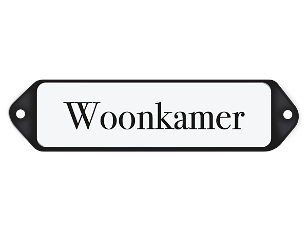 Deurbordje Woonkamer