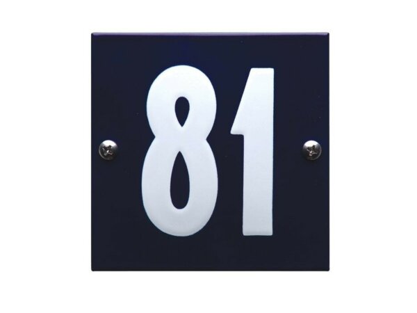 Emaille huisnummerbord